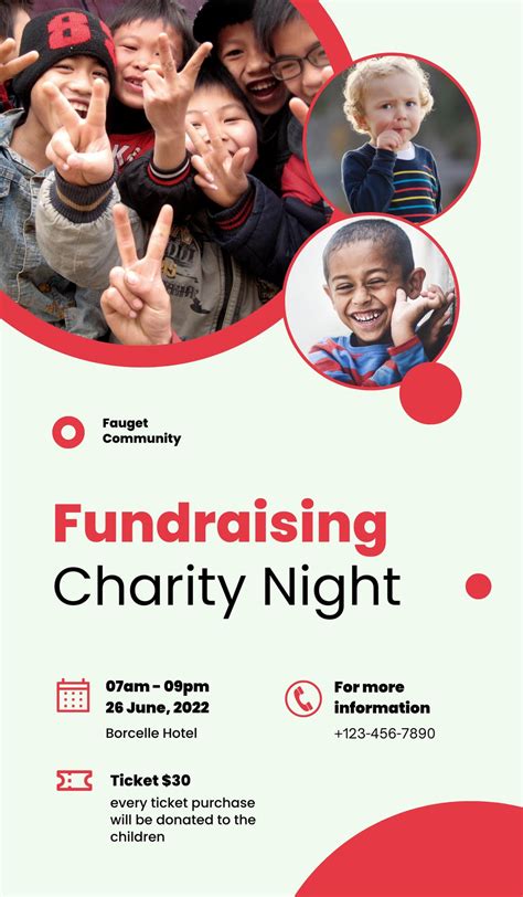 charity poster template|Iba pa.